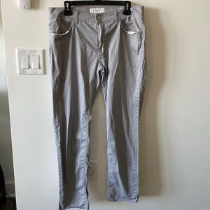 Brax | Mens 34 x 32 | Feel Good Cooper Fancy Regular Fit Lightweight Gray Pants